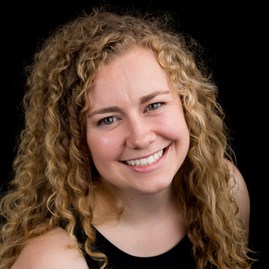 A head-and-shoulders portrait of Sarah Wiley